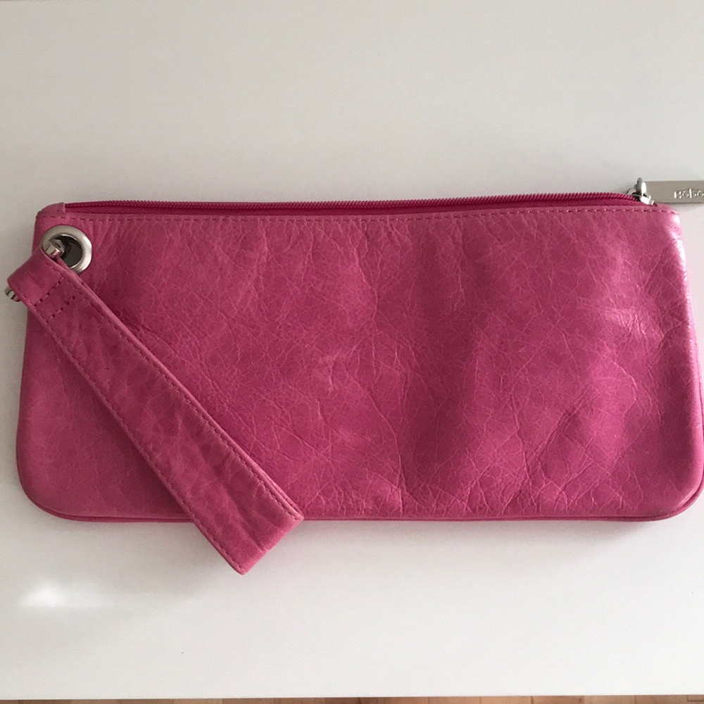 HOBO wristlet/clutch Leather